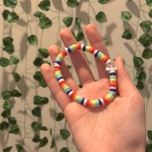 Rainbow cloud bracelet!